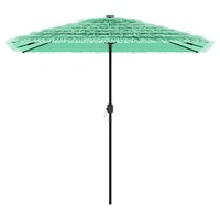 Parasol met stalen paal 248x248x248 cm groen