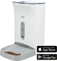 Trixie Voederautomaat Smart 2.0 Wit / Grijs 4,5 LTR 24X19X38 CM