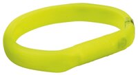 Trixie Lichtgevende Halsband Hond Flash Usb Silicone Groen 70X1,8 CM 2 ST
