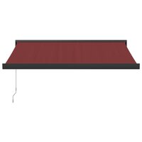 Luifel handmatig uittrekbaar 300x250 cm bordeauxrood