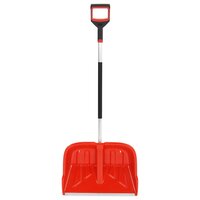 Sneeuwschep 136 cm aluminium rood