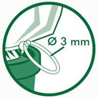 Wintervliesdoekhoezen 3 st 50 g/m&sup2; 100x50 cm groen