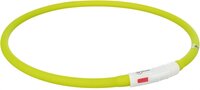 Trixie Lichtgevende Halsband Hond Usb Siliconen Oplaadbaar Groen 70X1 CM