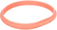 Trixie Lichtgevende Halsband Hond Flash Usb Silicone Koraal L-XL 70 CM 3 MM 2 ST