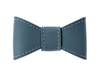 Sazzz Vlinderstrik Glamper Classic Leer Lichtblauw M VOOR HALSBAND 2 CM