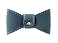 Sazzz Vlinderstrik Glamper Classic Leer Lichtblauw M VOOR HALSBAND 2 CM