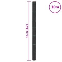 Worteldoek 1,5x10 m polypropeen zwart