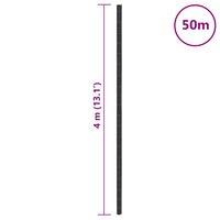 Worteldoek 4x50 m polypropeen zwart