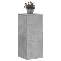 Plantenstandaards 2 st 30x30x70 cm bewerkt hout betongrijs