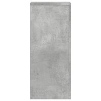 Plantenstandaards 2 st 30x30x70 cm bewerkt hout betongrijs