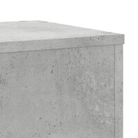 Plantenstandaards 2 st 30x30x70 cm bewerkt hout betongrijs