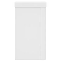 Plantenstandaards 2 st 10x10x18 cm bewerkt hout wit