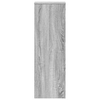 Plantenstandaard 33x33x100 cm bewerkt hout grijs sonoma eiken