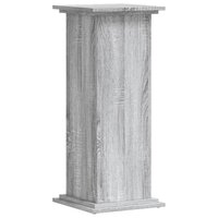 Plantenstandaard 33x33x80 cm bewerkt hout grijs sonoma eiken
