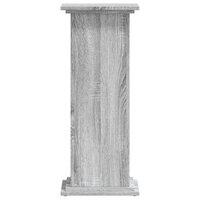 Plantenstandaard 33x33x80 cm bewerkt hout grijs sonoma eiken