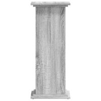 Plantenstandaard 33x33x80 cm bewerkt hout grijs sonoma eiken