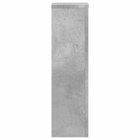 Plantenstandaards 2 st 17x17x60 cm bewerkt hout betongrijs