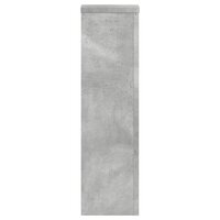 Plantenstandaards 2 st 17x17x60 cm bewerkt hout betongrijs