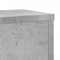 Plantenstandaards 2 st 17x17x60 cm bewerkt hout betongrijs