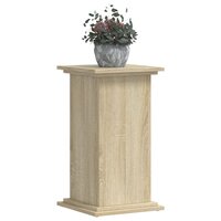 Plantenstandaard 33x33x60 cm bewerkt hout sonoma eikenkleurig