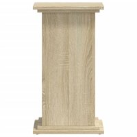 Plantenstandaard 33x33x60 cm bewerkt hout sonoma eikenkleurig