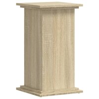 Plantenstandaard 33x33x60 cm bewerkt hout sonoma eikenkleurig