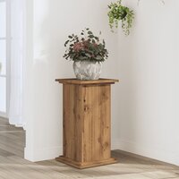 Plantenstandaard 33x33x60 cm bewerkt hout artisanaal eiken