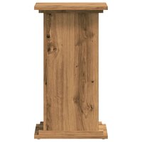 Plantenstandaard 33x33x60 cm bewerkt hout artisanaal eiken