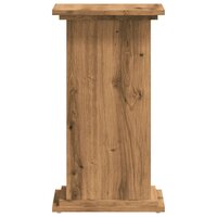 Plantenstandaard 33x33x60 cm bewerkt hout artisanaal eiken
