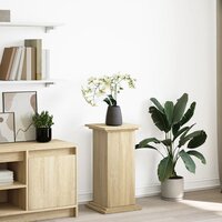 Sokkel met opbergruimte 31x30x60 cm bewerkt hout sonoma eiken
