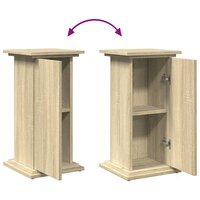 Sokkel met opbergruimte 31x30x60 cm bewerkt hout sonoma eiken