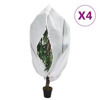 Plantenhoezen met ritssluiting 4 st 70 g/m&sup2; 2,36x2 m