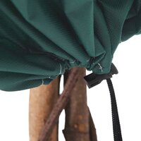 Vlieshoezen voor planten met trekkoord 4 st 70 g/m&sup2; 0,8x0,8 m