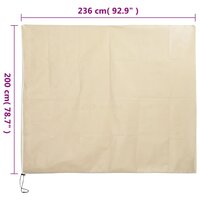 Plantenhoezen met ritssluiting 4 st 70 g/m&sup2; 2,36x2 m