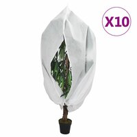 Plantenhoezen met ritssluiting 10 st 70 g/m&sup2; 2,36x2 m