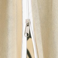 Plantenhoezen met ritssluiting 4 st 70 g/m&sup2; 1x1,55 m
