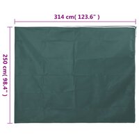 Plantenhoes met ritssluiting 70 g/m&sup2; 3,14x2,5 m