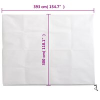 Plantenhoezen met ritssluiting 10 st 70 g/m&sup2; 3,93x3 m