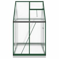 Tuinkas met basisframe 169x114x202 cm aluminium groen