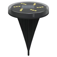Grondlampen 4 st solar met grondpennen warmwit