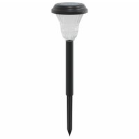 Tuinpadverlichting 12 st solar met grondpennen wit