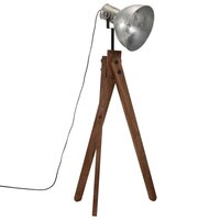 Vloerlamp 25 W E27 45x45x120 cm vintage zilverkleurig
