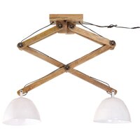 Plafondlamp 25 W E27 29x18x85 cm wit