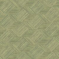 Behang Evergreen Wicker Natural groen