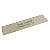 Keukenmat wasbaar Home-tekst 60x300 cm fluweel