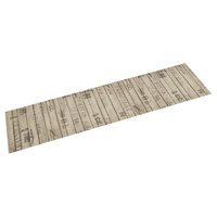 Keukenmat wasbaar hekprint 60x300 cm fluweel
