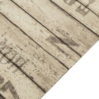 Keukenmat wasbaar hekprint 60x300 cm fluweel