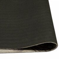 Keukenmat wasbaar koffieprint 60x180 cm fluweel grijs