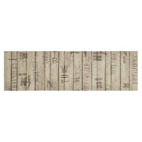 Keukenmat wasbaar hekprint 45x150 cm fluweel