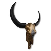 Buffelhoofd decoratief L 80x10x80 cm